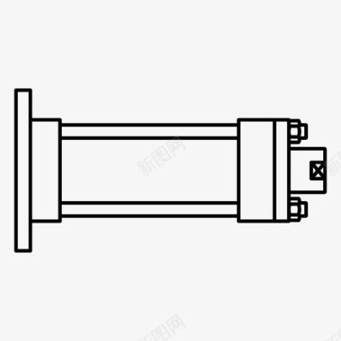 fb气缸液压气动图标图标