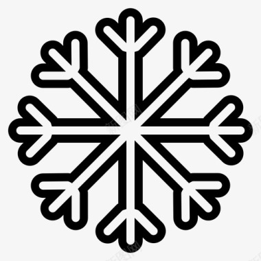 雪季节符号图标图标