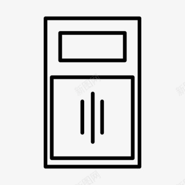 衣柜家具和家居用品储物柜图标图标
