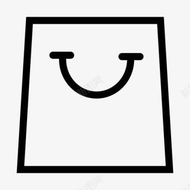icon矢量图标导航图标-购物袋图标