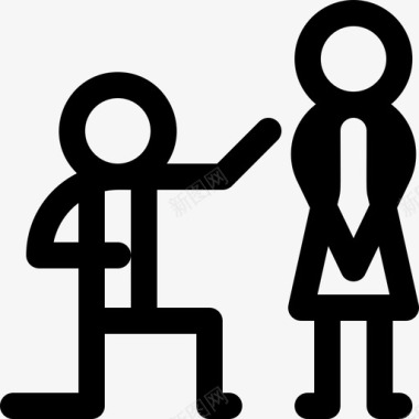新婚夫妇爱情111直系图标图标