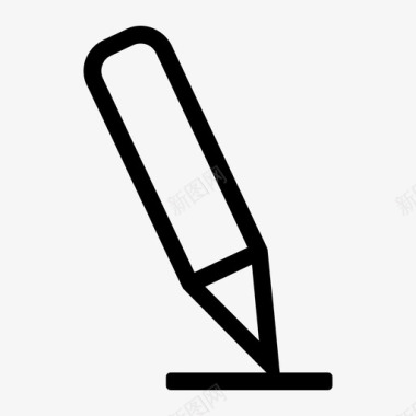 签名书写笔铅笔图标图标