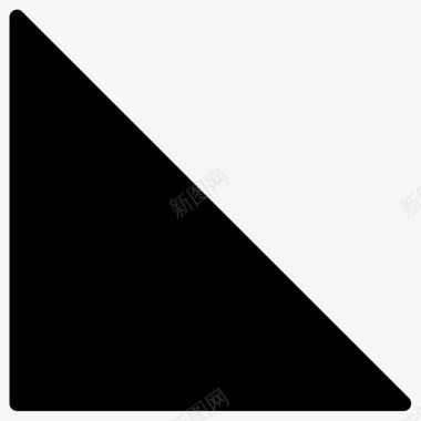 直角直角三角形肘形场地图标图标