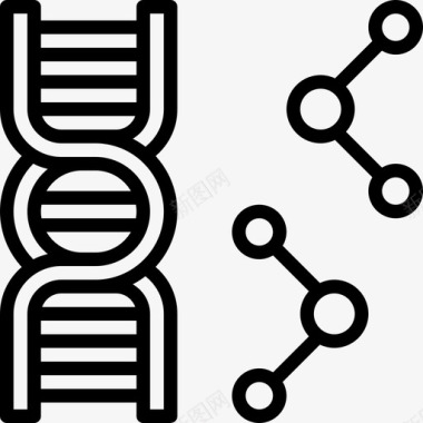 生物DNA生物学书呆子29直系图标图标