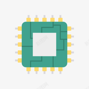 数字77Cpu数字营销135扁平图标图标