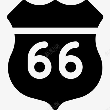 66号公路美国16号满载图标图标