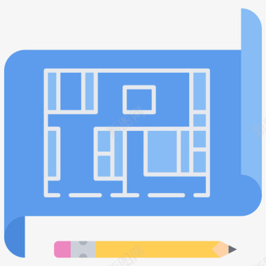 平面设计图封面蓝图建筑商1平面图图标图标