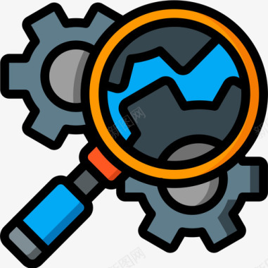 检验合格检验制造26线颜色图标图标