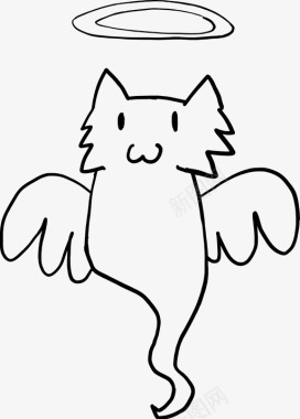天使猫小猫图标图标