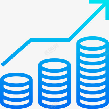 金融商业城市商业与金融金融15梯度图标图标