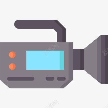 电影摄影摄影机81电影院平板图标图标