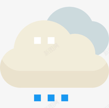 天气云天气和季节1平坦图标图标