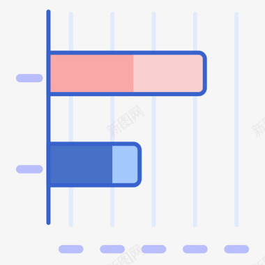 条形图信息图6线颜色图标图标