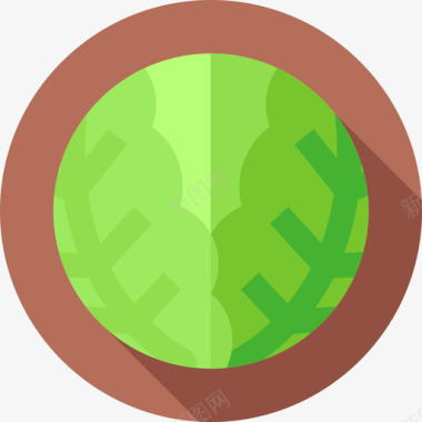 莴苣纯素11扁平图标图标