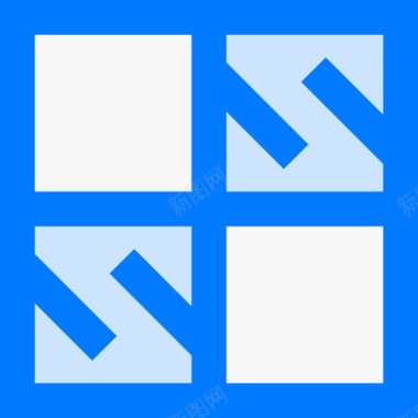 米字格棋盘棋盘象棋7蓝色图标图标
