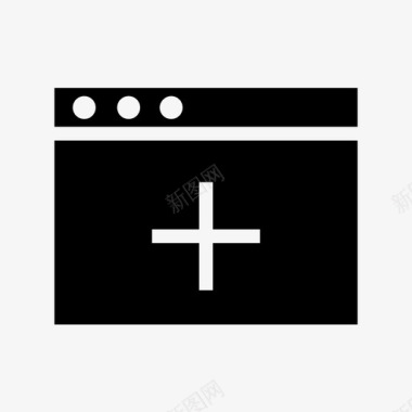 WEB风格窗口浏览器新窗口图标图标