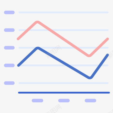 高清菜图折线图信息图6线颜色图标图标