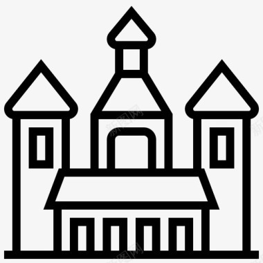 蒂米斯瓦拉东正教蒂米什瓦拉东正教建筑图标图标
