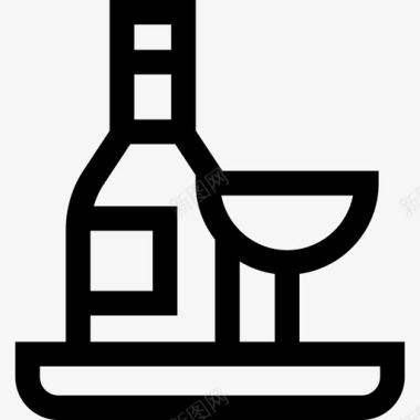 葡萄酒意大利17直链图标图标
