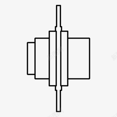 连接互通联轴器连接重工业图标图标