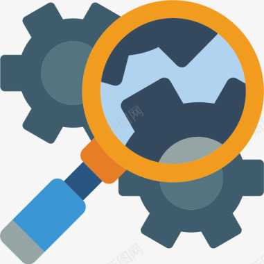 检验合格检验制造25扁平图标图标