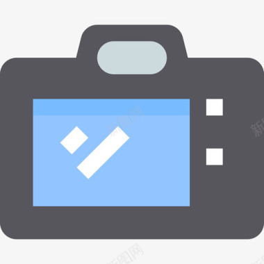 电影摄影照相机摄影和电影院1平面图标图标