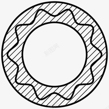 糕点文化墙糕点甜甜圈食物图标图标