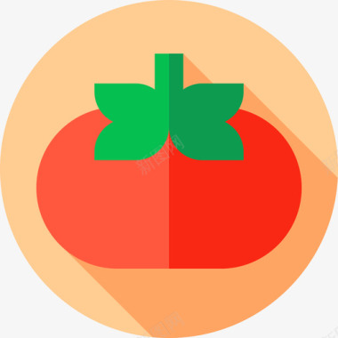 番茄意大利20平坦图标图标