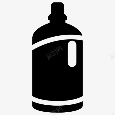 番茄酱瓶液体容器塑料罐图标图标