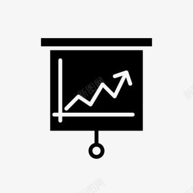 在线招投标增长董事会图表图标图标