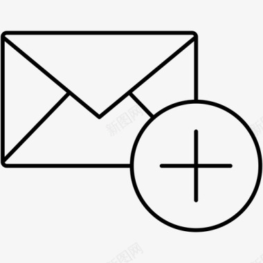 UI新电子邮件信件发送图标图标