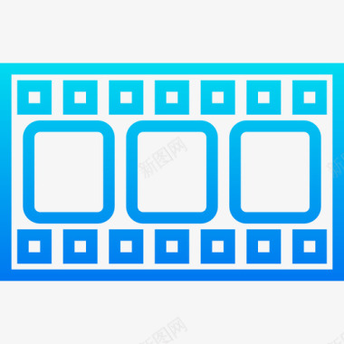 渐变底座电影电影院71渐变图标图标