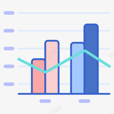 条形图信息图6线颜色图标图标