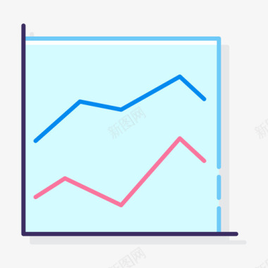 标志信息折线图信息图5线颜色图标图标