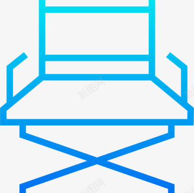 电影星空椅子71电影院梯度图标图标