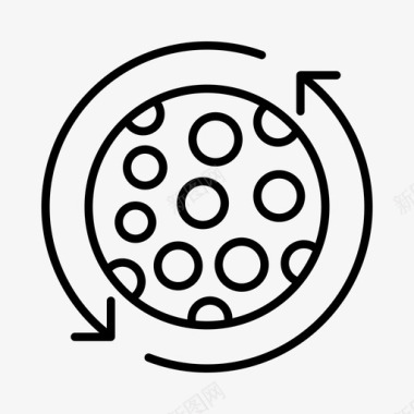 空间地球科学地理学图标图标