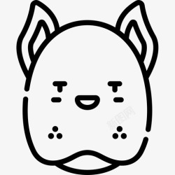大丹犬大丹犬5只直系图标高清图片