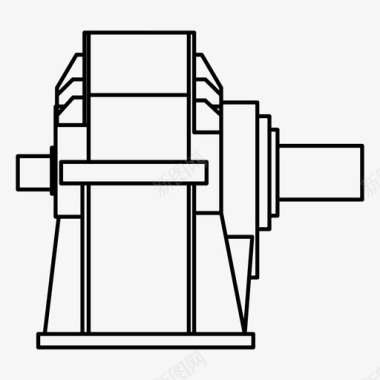 减速器变速箱发动机减速器图标图标