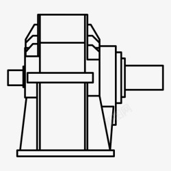 减速器变速箱发动机减速器图标高清图片