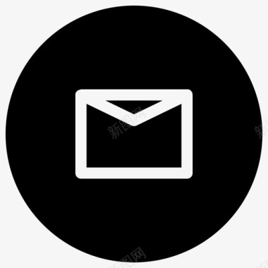 UI邮件按钮信封消息图标图标