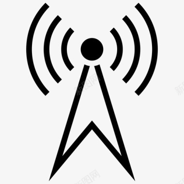 WiFi无线连接无线连接互联网连接wifi信号图标图标