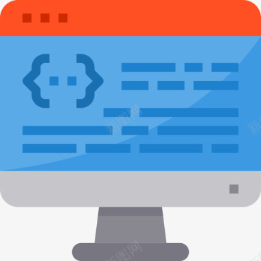 编程语言编码编码网站和windows界面4平面图标图标