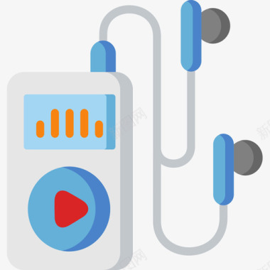iPodIpod业余爱好和空闲时间13扁平图标图标