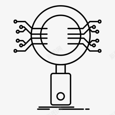 编程语言编码分析信息研究图标图标