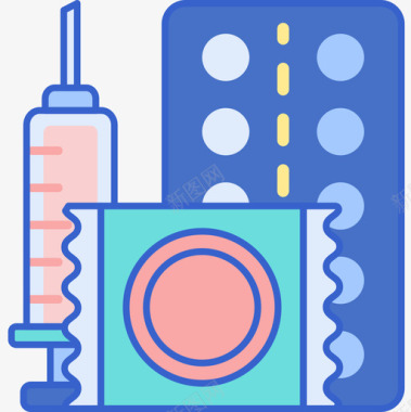 首页50节育健康50线性颜色图标图标