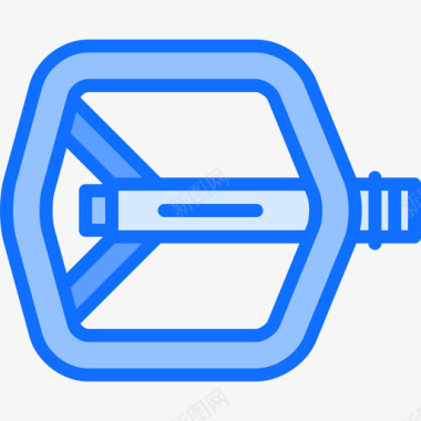 自行车踏板抓踏板自行车39蓝色图标图标