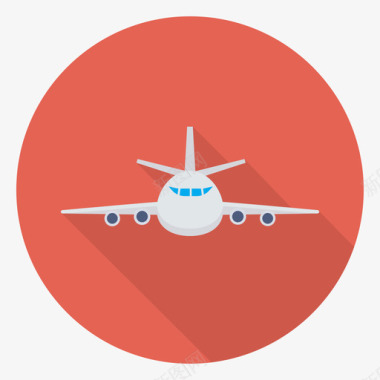 圆形时间轴飞机118机场圆形图标图标