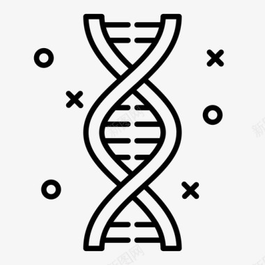 医疗帮助dna生物学基因图标图标