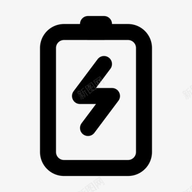 ui矢量电池充电能量图标图标