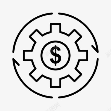 有收益收入资本收益图标图标